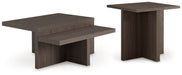 Zendex - Brown - Occasional Table Set (Set of 2) - Tallahassee Discount Furniture (FL)