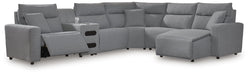 Modmax II - Reclining Sectional - Salt And Pepper - Tallahassee Discount Furniture (FL)