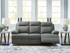 Side-Swipe - Reclining Sofa With Drop Down Table - Tallahassee Discount Furniture (FL)