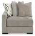 Aslan Court - Pebble - Laf Corner Chair - Tallahassee Discount Furniture (FL)