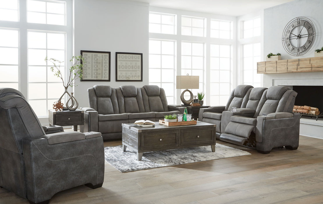 Next-Gen Durapella - Power Reclining Living Room Set - Tallahassee Discount Furniture (FL)