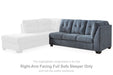 Marleton - Denim - Raf Full Sofa Sleeper - Tallahassee Discount Furniture (FL)