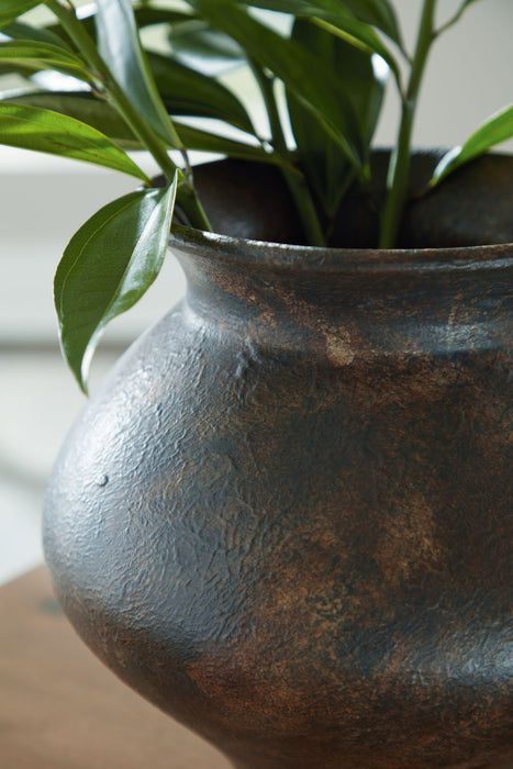 Laddlow - Vase - Antique Brown - Tallahassee Discount Furniture (FL)
