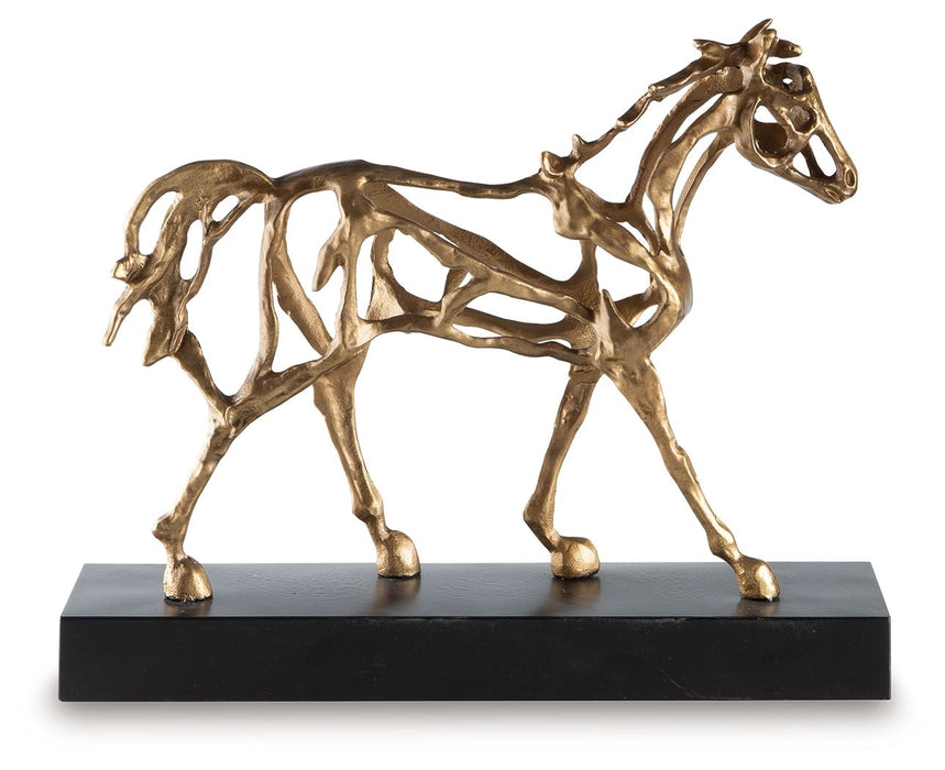Grainville - Antique Gold Finish - Sculpture - Tallahassee Discount Furniture (FL)