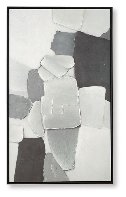 Adilson - White / Gray / Black - Wall Art - Tallahassee Discount Furniture (FL)