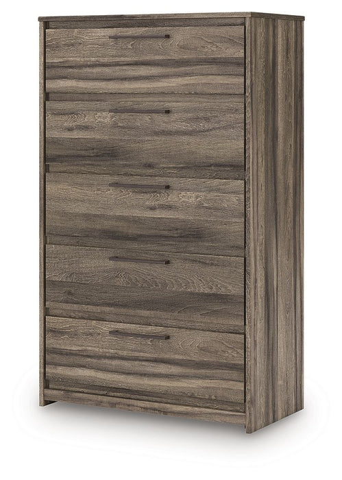 Elbrim - Five Drawer Chest - Brown - Tallahassee Discount Furniture (FL)