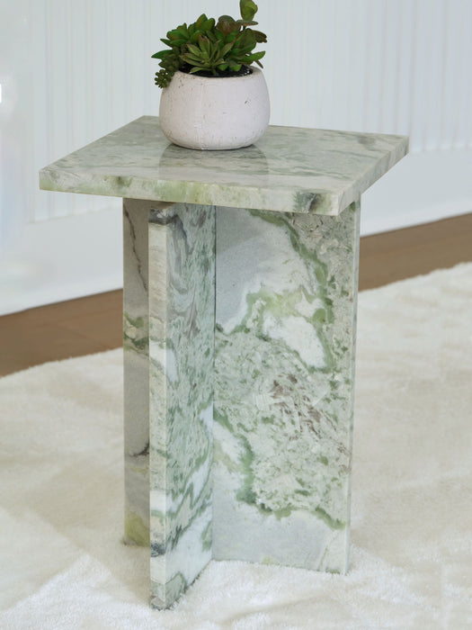 Deaconwell - White / Green - Accent Table - Tallahassee Discount Furniture (FL)