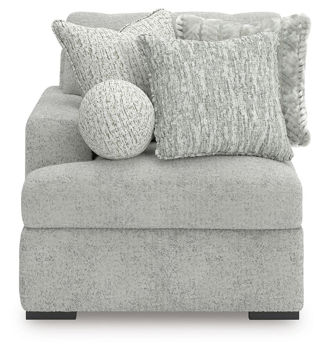 Cuddle Plush - Arctic - LAF Corner Chair - Tallahassee Discount Furniture (FL)