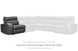 Samperstone - Gray - LAF Zero Wall Power Recliner - Tallahassee Discount Furniture (FL)