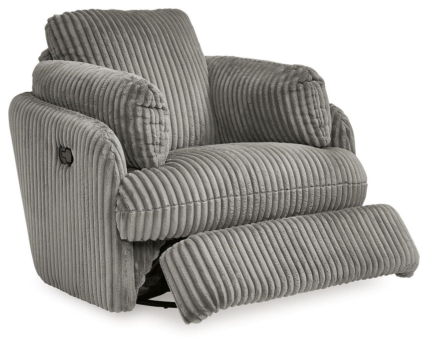 Tie-breaker - Swivel Glider Recliner - Tallahassee Discount Furniture (FL)