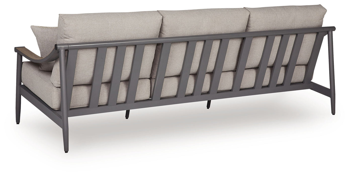 Ocean Beach - Sofa With Cushion - Gray - Tallahassee Discount Furniture (FL)
