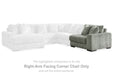 Lindyn - Fog - RAF Corner Chair - Tallahassee Discount Furniture (FL)