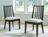 Galliden - Black - Dining Upholstered Side Chair (Set of 2) - Tallahassee Discount Furniture (FL)