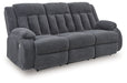 Observation - Steel - Reclining Power Sofa With Drop Down Table - Tallahassee Discount Furniture (FL)