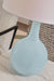 Rylanton - Glass Table Lamp - Aqua - Tallahassee Discount Furniture (FL)