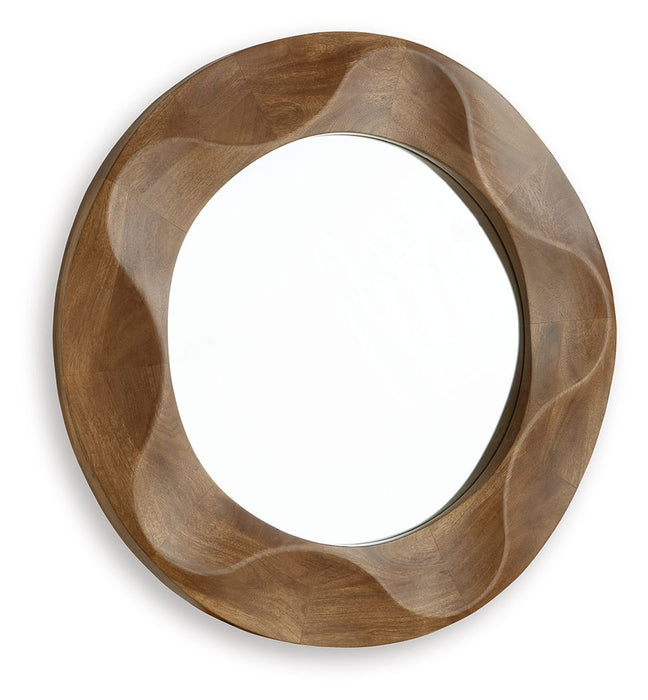 Aajon - Brown - Accent Mirror - Tallahassee Discount Furniture (FL)