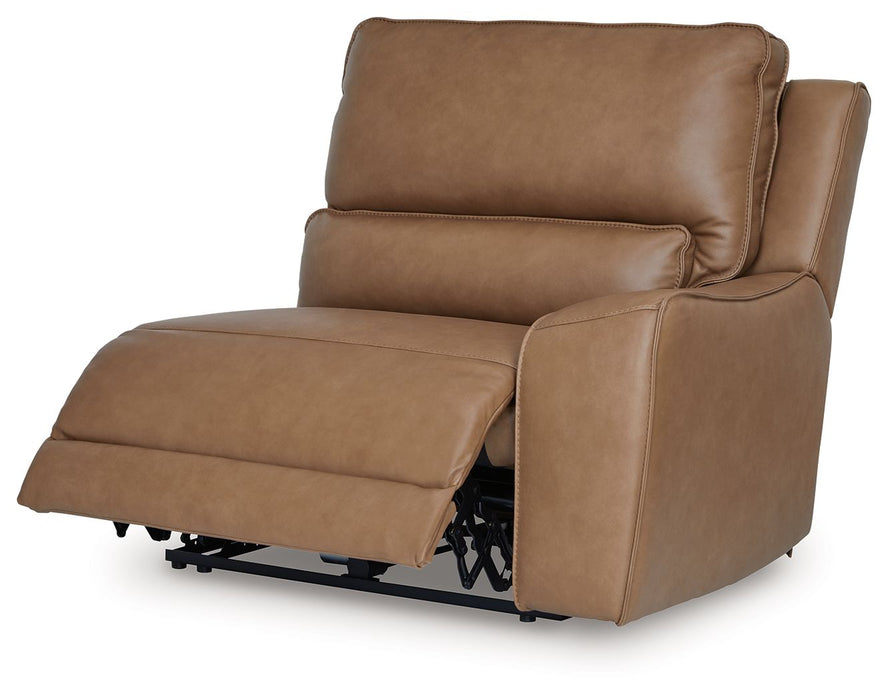 DeepWakes - RAF Zero Wall Power Recliner - Caramel - Tallahassee Discount Furniture (FL)