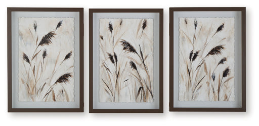 Honslow - Brown / Black / White - Wall Art Set (Set of 3) - Tallahassee Discount Furniture (FL)