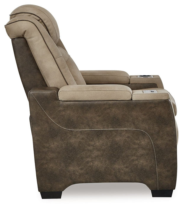 Next-Gen Durapella - Pwr Recliner/Adj Headrest - Tallahassee Discount Furniture (FL)