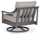 Ocean Beach - Swivel Lounge With Cushion - Gray - Tallahassee Discount Furniture (FL)