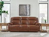 Healy Pier - Chocolate - Power Reclining Sofa / Adj Headrest - Tallahassee Discount Furniture (FL)