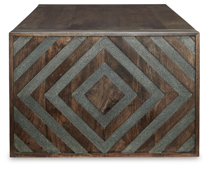 Dreggan - Brown - Rectangular Cocktail Table - Tallahassee Discount Furniture (FL)