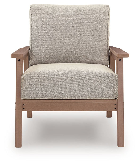Grover Beach - Lounge Chair With Cushion (Set of 2) - Driftwood - Tallahassee Discount Furniture (FL)