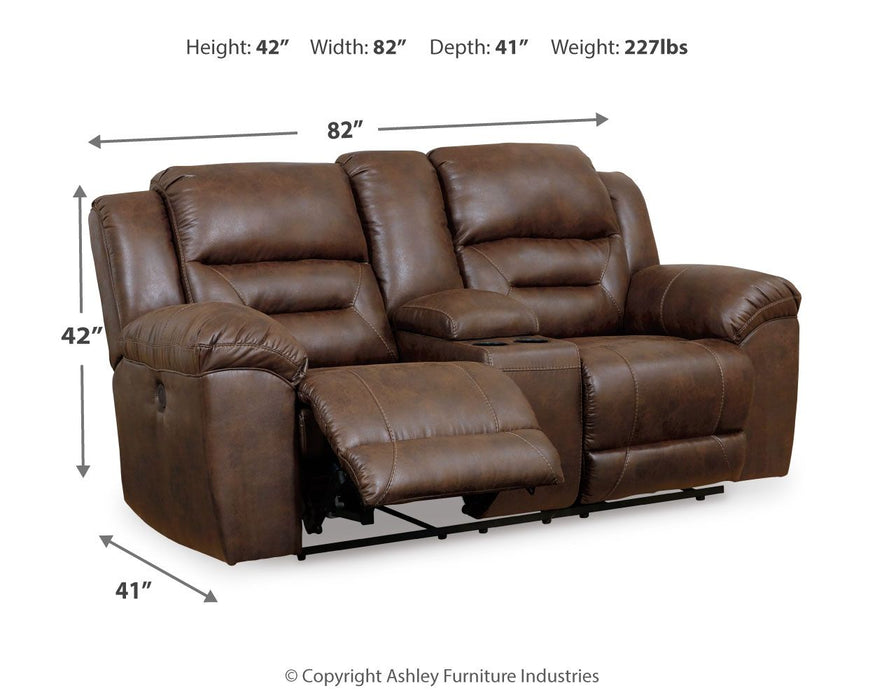 Stoneland - Power Reclining Loveseat - Tallahassee Discount Furniture (FL)