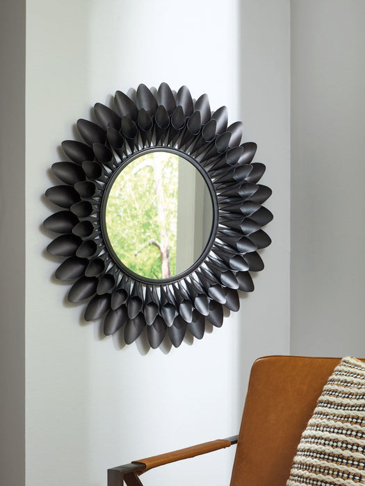 Ryenmour - Oil Rubbed Bronze Finish - Accent Mirror - Tallahassee Discount Furniture (FL)
