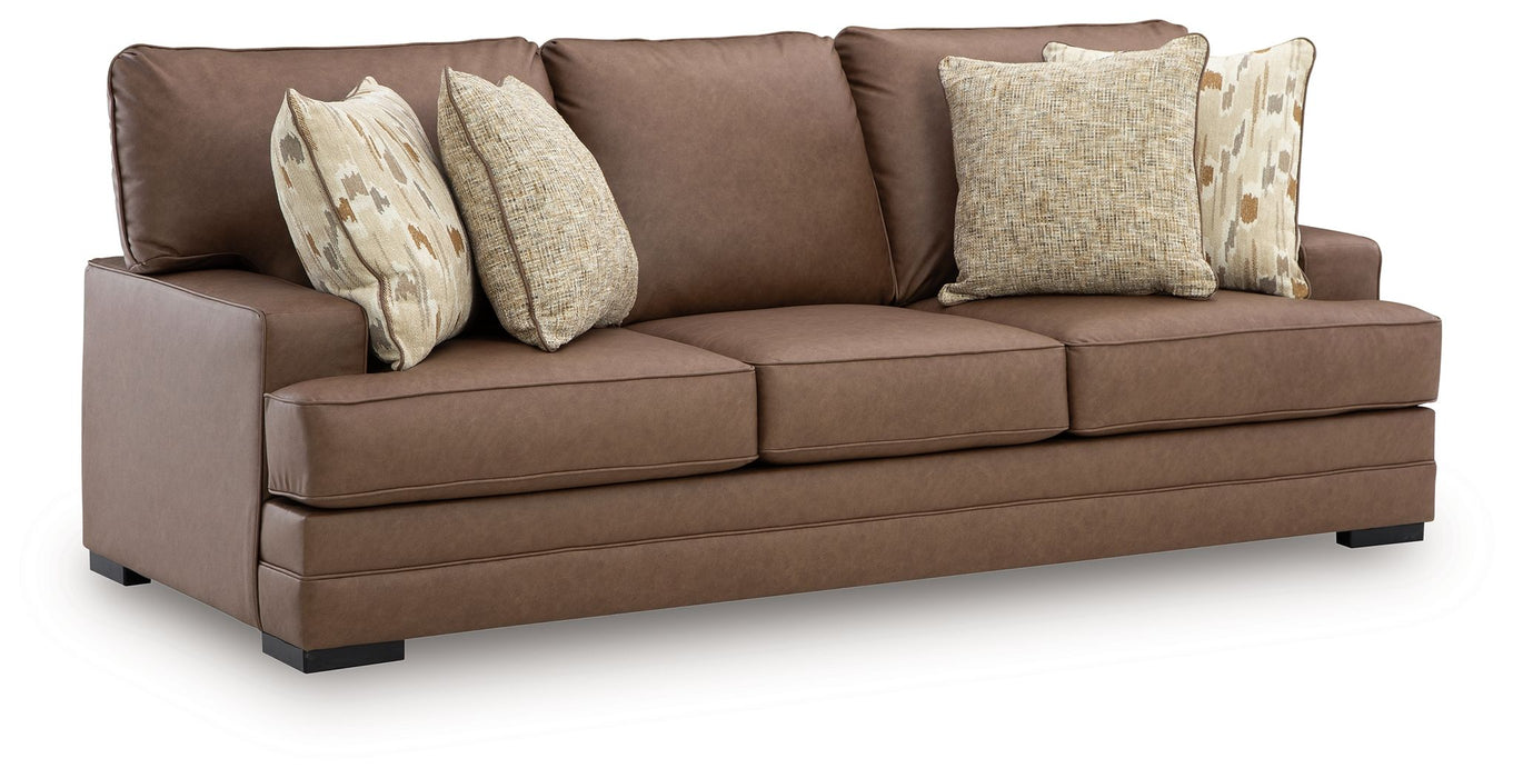 VillaCourt - Caramel - Sofa - Tallahassee Discount Furniture (FL)