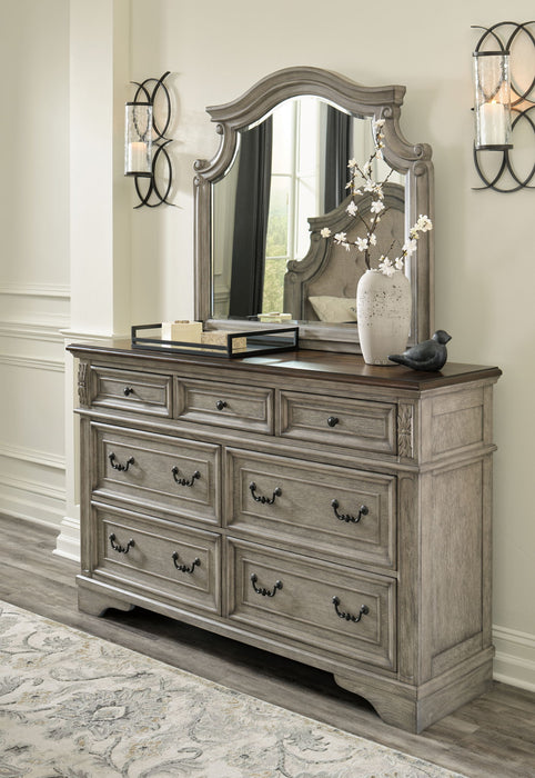 Lodenbay - Antique Gray - Dresser, Mirror - Tallahassee Discount Furniture (FL)