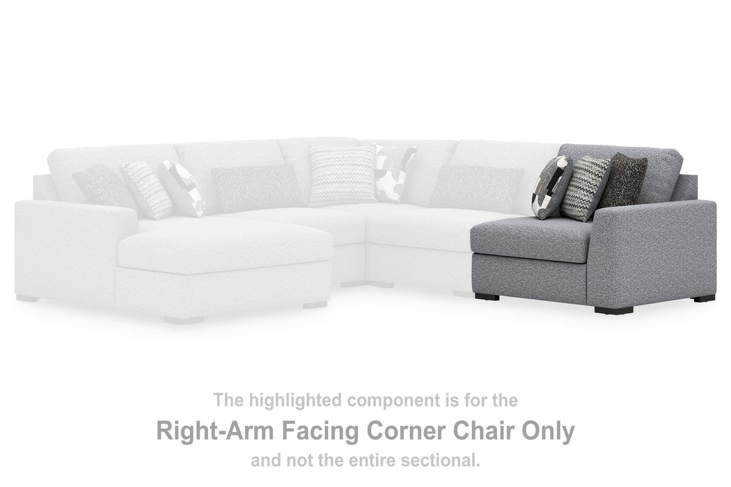 Bealton - Salt And Pepper - RAF Corner Chair - Tallahassee Discount Furniture (FL)