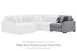 Bealton - Salt And Pepper - RAF Corner Chair - Tallahassee Discount Furniture (FL)