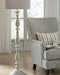 Bernadate - Whitewash - Poly Floor Lamp - Tallahassee Discount Furniture (FL)