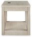 Marxhart - Bisque - Square End Table - Tallahassee Discount Furniture (FL)