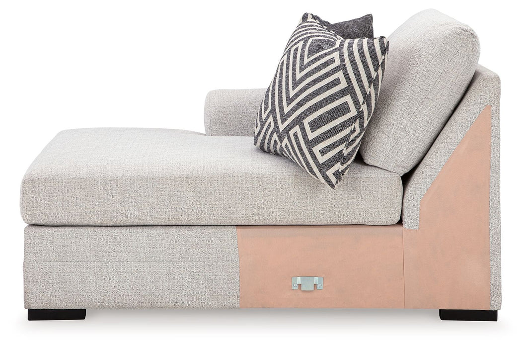 Koralynn - Laf Corner Chaise - Stone - Tallahassee Discount Furniture (FL)