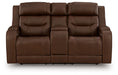 Knightington - Power Reclining Loveseat With Audio Seating - Tallahassee Discount Furniture (FL)