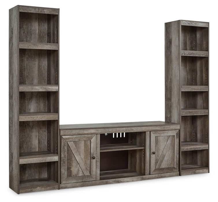 Wynnlow - Gray - 3-Piece Entertainment Center - Tallahassee Discount Furniture (FL)