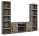 Wynnlow - Gray - 3-Piece Entertainment Center - Tallahassee Discount Furniture (FL)