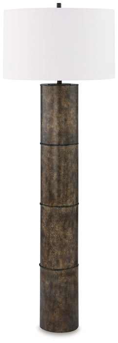 Jebson - Dark Bronze Finish - Metal Floor Lamp - Tallahassee Discount Furniture (FL)