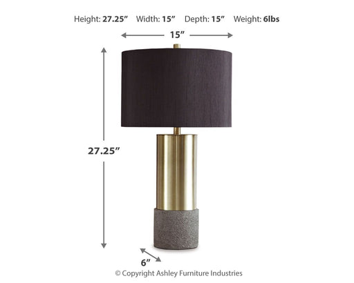 Jacek - Metal Table Lamp - Tallahassee Discount Furniture (FL)