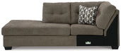 Mahoney - Chocolate - Laf Corner Chaise - Tallahassee Discount Furniture (FL)