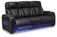 Boyington - 2 Pc. - Power Reclining Sofa And Loveseat - Black - Tallahassee Discount Furniture (FL)