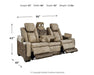 Next-Gen Durapella - Power Reclining Sofa - Tallahassee Discount Furniture (FL)
