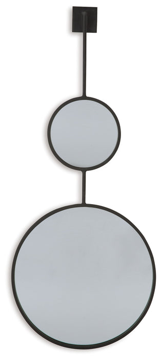 Brewer - Accent Mirror - Black - Tallahassee Discount Furniture (FL)
