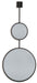 Brewer - Accent Mirror - Black - Tallahassee Discount Furniture (FL)