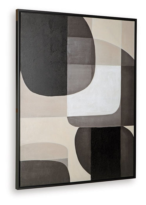 Kesleigh - Black / White - Wall Art - Tallahassee Discount Furniture (FL)