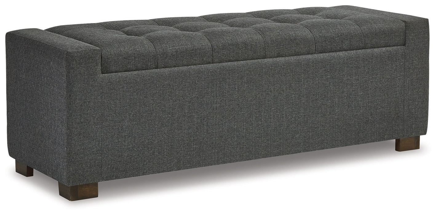 Cortwell - Storage Bench - Gray - Tallahassee Discount Furniture (FL)