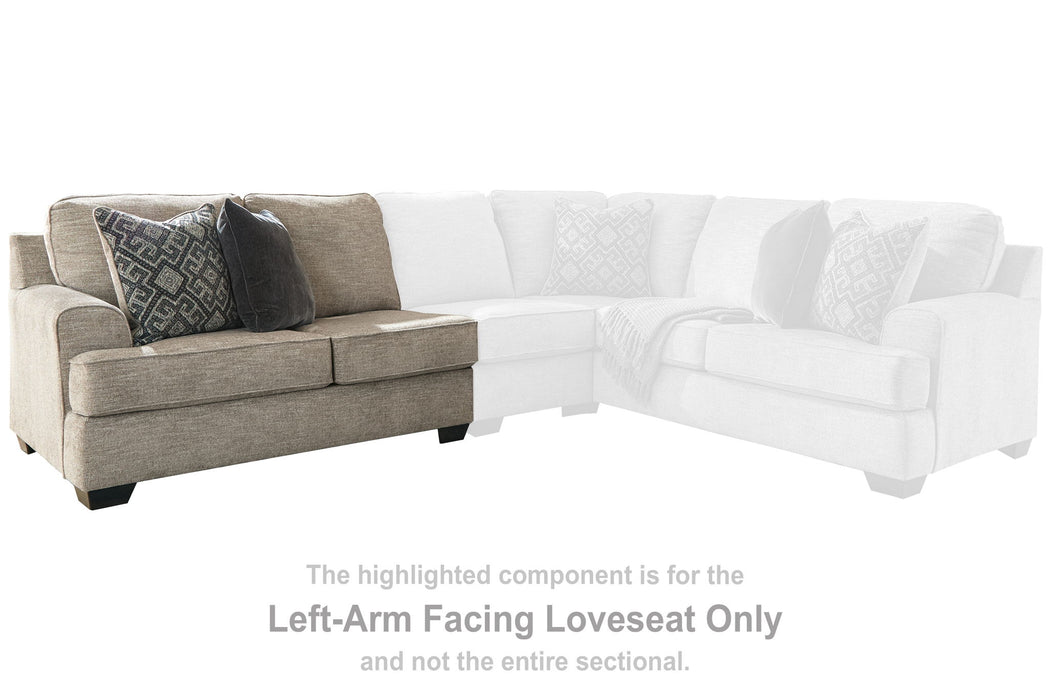 Bovarian - Stone - LAF Loveseat - Tallahassee Discount Furniture (FL)