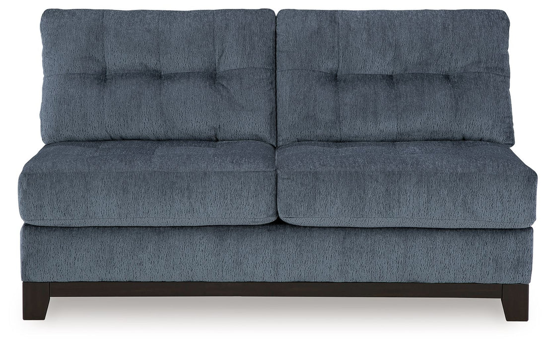 Maxon Place - Navy - Armless Loveseat - Tallahassee Discount Furniture (FL)
